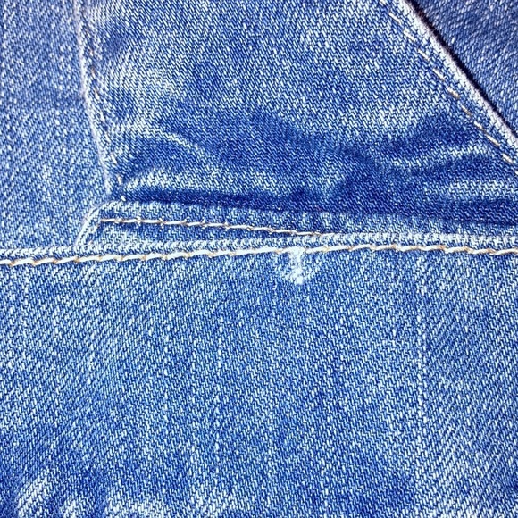 Gap washed denim pleated bib overall size 5 - Picture 9 of 9